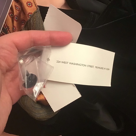 Canvasbacks XL Multi colored black velvet dress - Picture 6 of 7